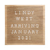Letter Board Set- Natural Wood