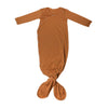 Copper Pearl Knotted Gown- Camel