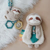 Ritzy Jingle™ Attachable Travel Toy- Sloth