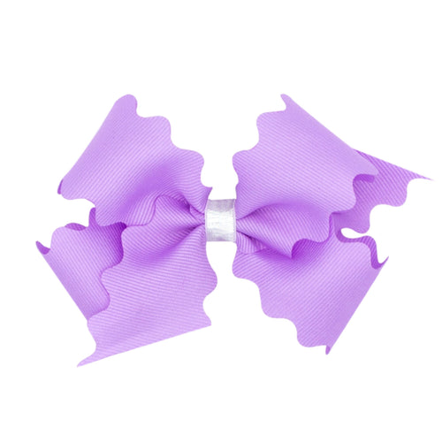 Small Light Orchid Squigle Bow
