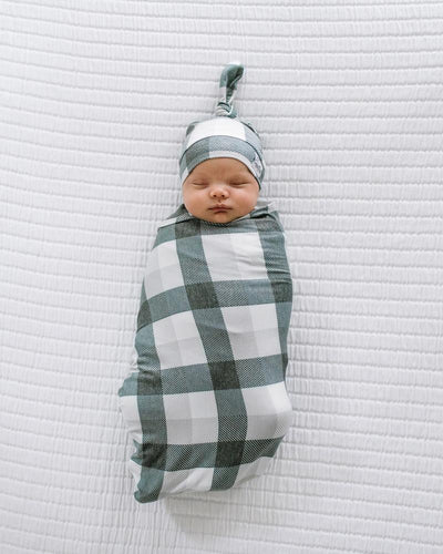 Knit Swaddle Blanket - Hudson