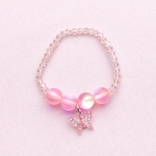 Boutique Holo Pink Crystal Bracelet