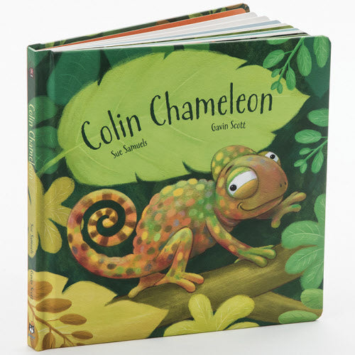 Jellycat Colin Chameleon Book
