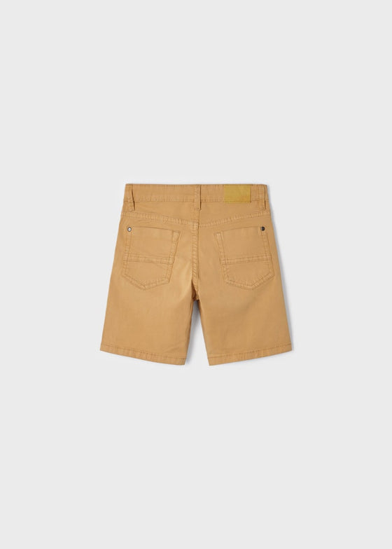 Twill Shorts Boy- Khaki